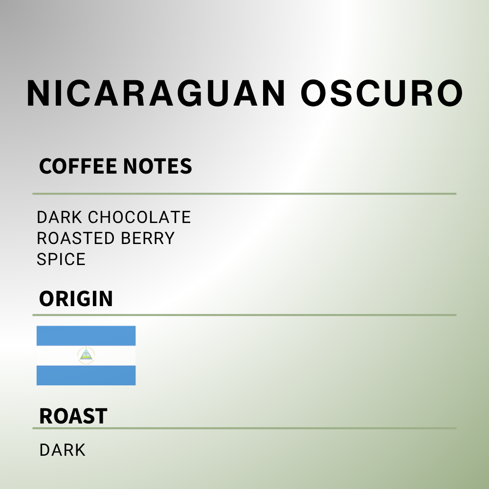 Nicaraguan Oscuro - Coffee Roast Lab