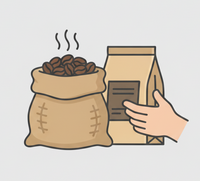 Receive freshly roasted coffee