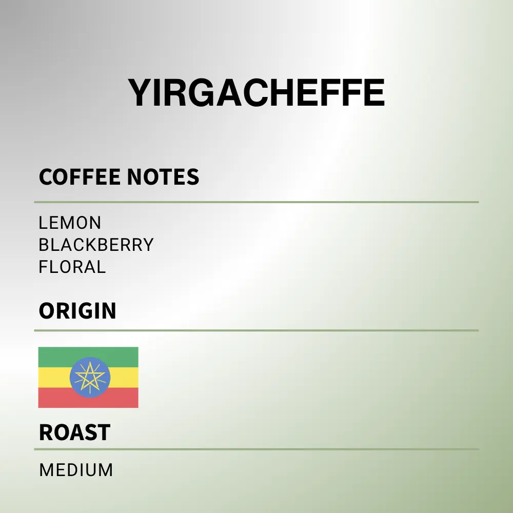 Ethiopian Yirgacheffe - Coffee Roast Lab