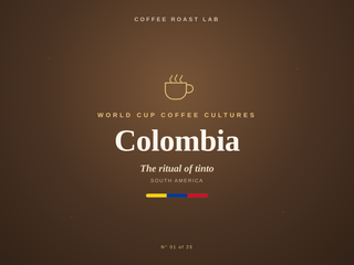 Colombia coffee culture, part of the World Cup Coffee Cultures series from Coffee Roast Lab