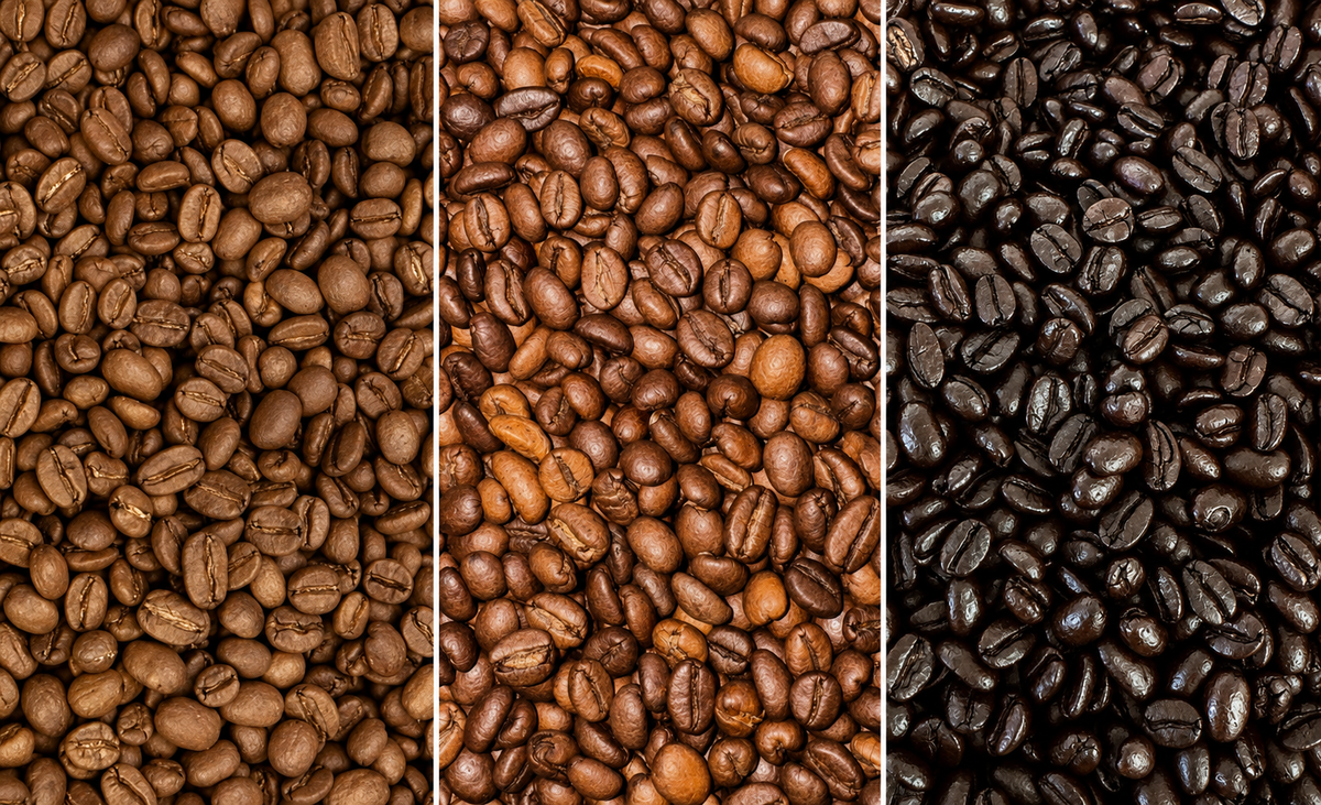 Light, Medium, and Dark Roast: How Roast Level Changes Flavour