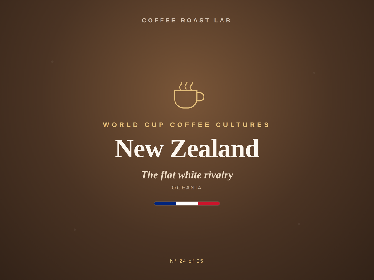 New Zealand coffee culture, part of the World Cup Coffee Cultures series from Coffee Roast Lab