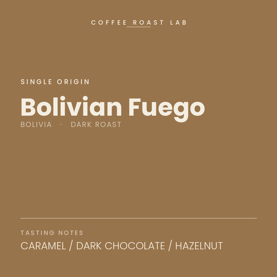 Coffee Roast Lab Bolivian Fuego