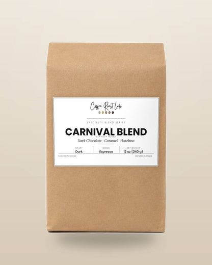 Coffee Roast Lab Carnival Blend coffee — 12 oz, espresso, dark roast
