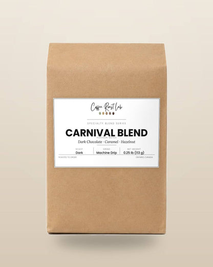 Coffee Roast Lab Carnival Blend coffee — Sampler, machine drip, dark roast
