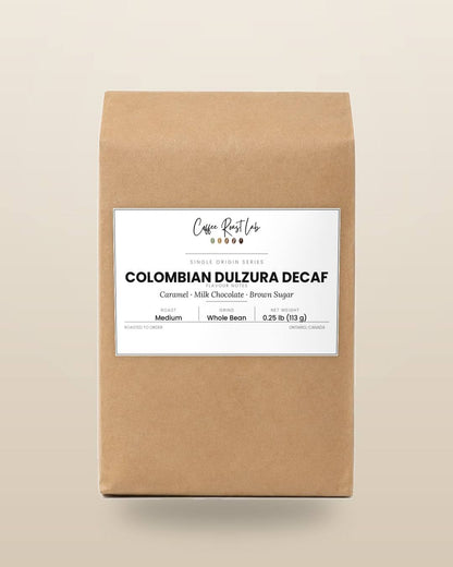 Coffee Roast Lab Colombian Dulzura Decaf coffee — Sampler, whole bean, medium roast