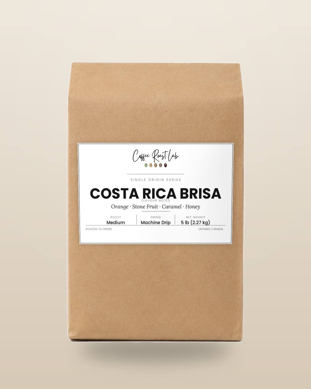 Coffee Roast Lab Costa Rica Brisa coffee — 5 lb, machine drip, medium roast