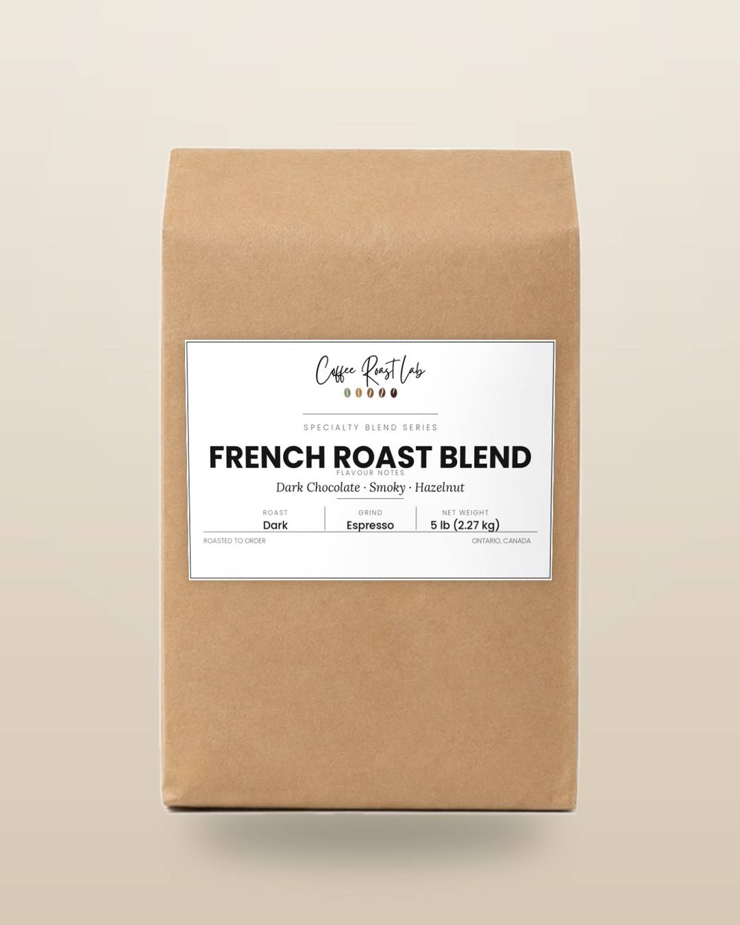Coffee Roast Lab French Roast Blend coffee — 5 lb, espresso, dark roast