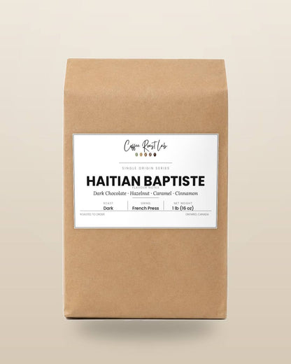 Coffee Roast Lab Haitian Baptiste coffee — 1 lb, french press, dark roast