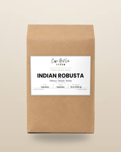 Coffee Roast Lab Indian Robusta coffee — 12 oz, espresso, espresso roast