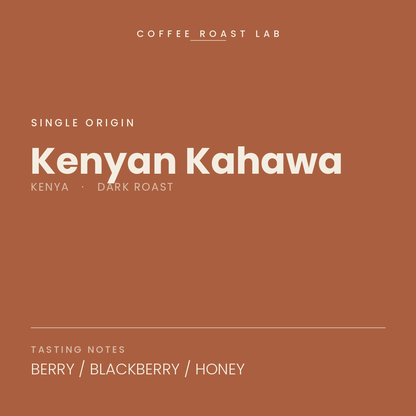 Coffee Roast Lab Kenyan Kahawa coffee — Kenya, dark roast — berry, blackberry, honey