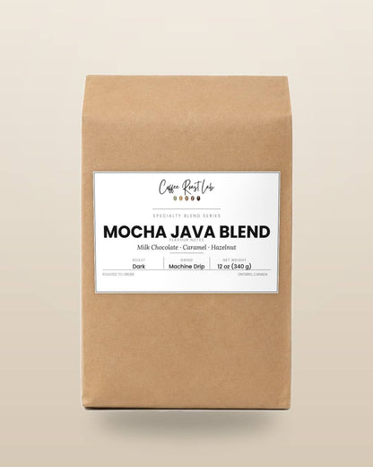Coffee Roast Lab Mocha Java Blend coffee — 12 oz, machine drip, dark roast