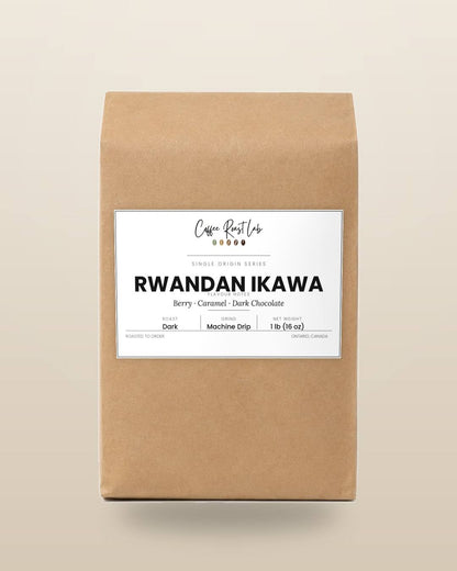 Coffee Roast Lab Rwandan Ikawa coffee — 1 lb, machine drip, dark roast