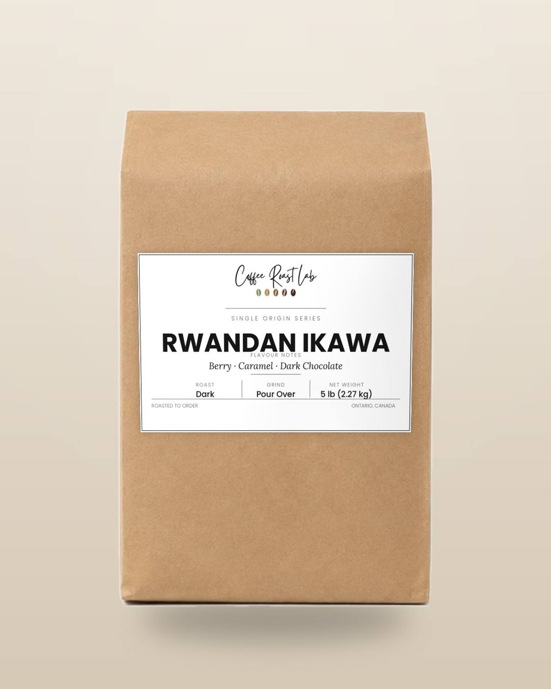 Coffee Roast Lab Rwandan Ikawa coffee — 5 lb, pour over, dark roast