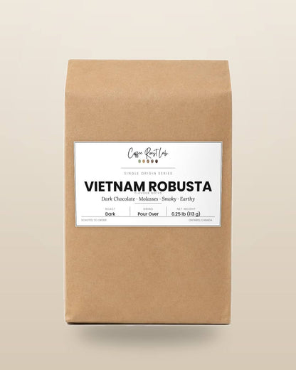 Coffee Roast Lab Vietnam Robusta coffee — Sampler, pour over, dark roast